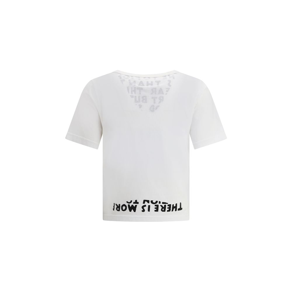 T-shirt MM6 V-neck noir