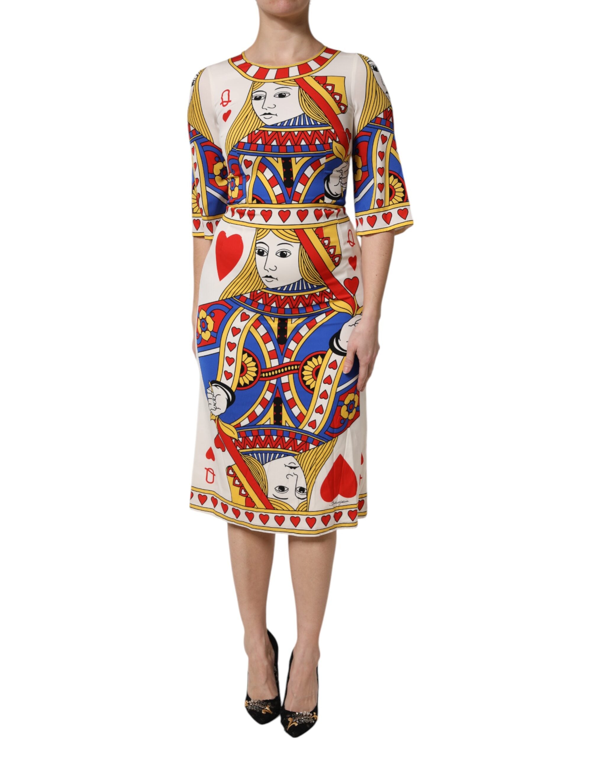 Robe midi Dolce & Gabbana blanche