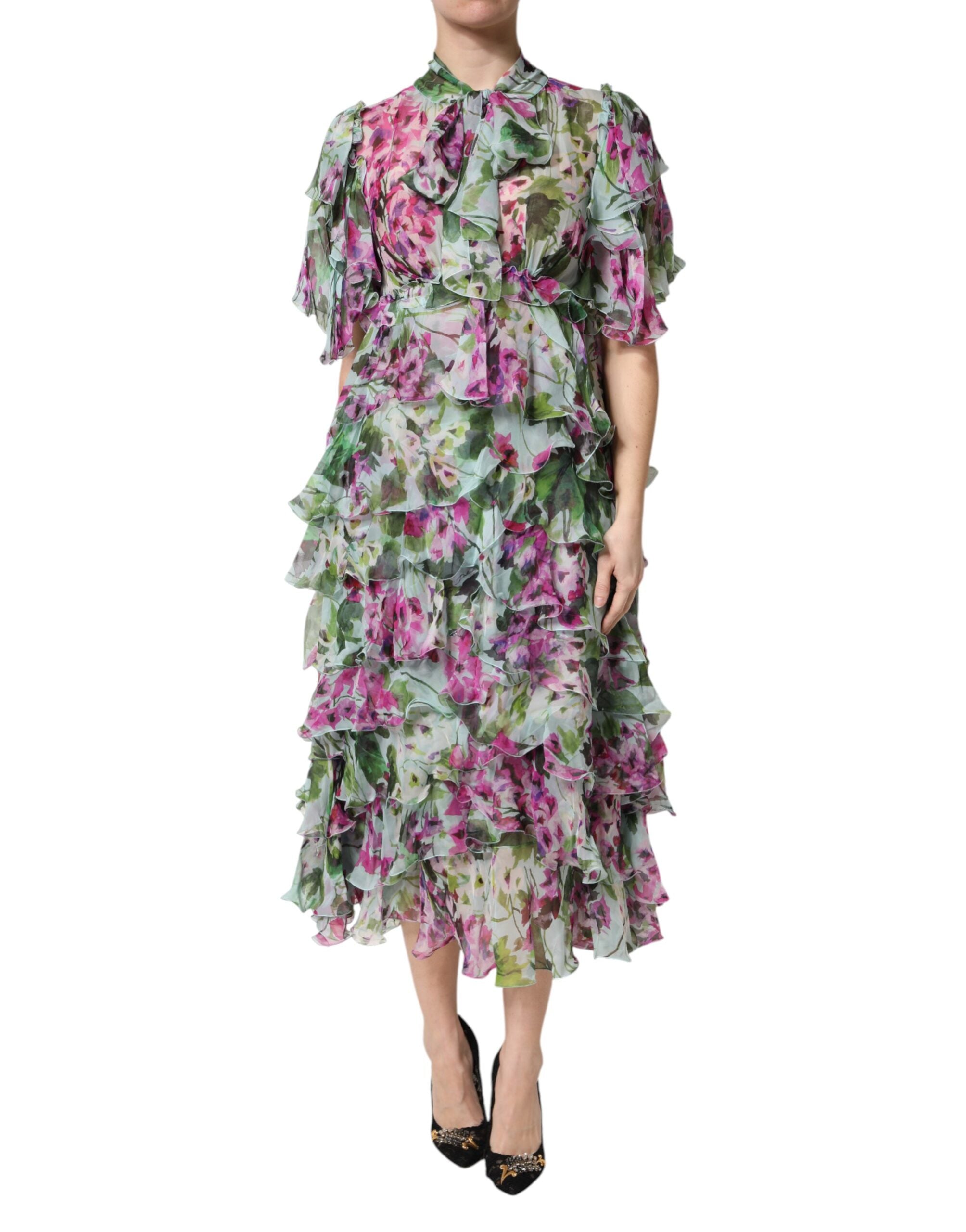Robe midi Dolce & Gabbana multicolore