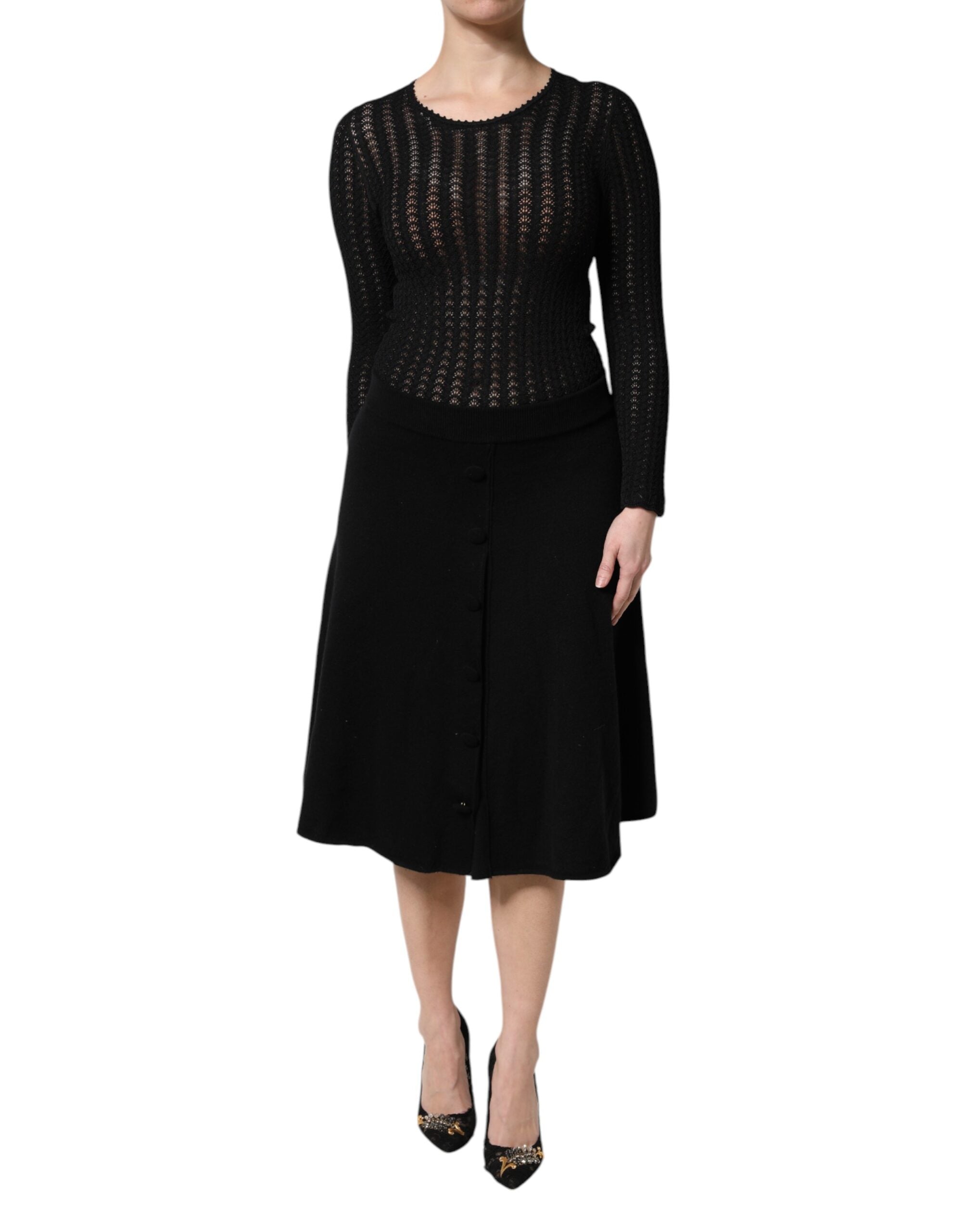 Robe DOLCE & GABBANA Midi noire