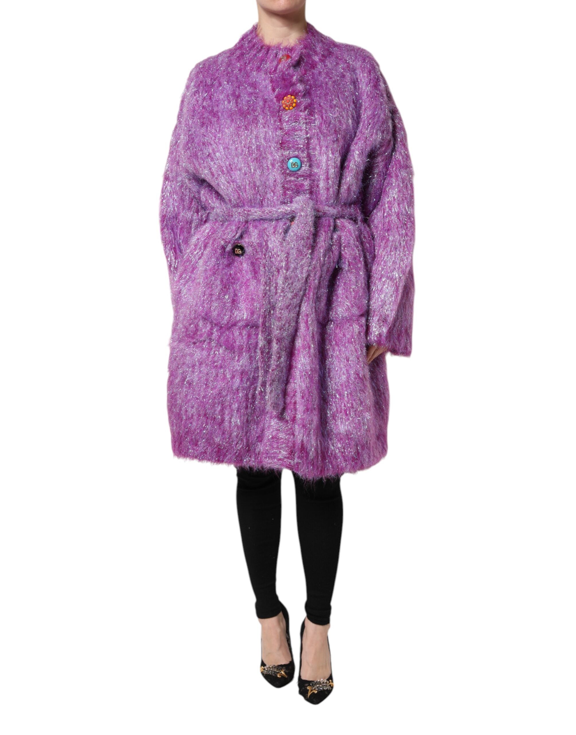 Trench coat Dolce & Gabbana violet