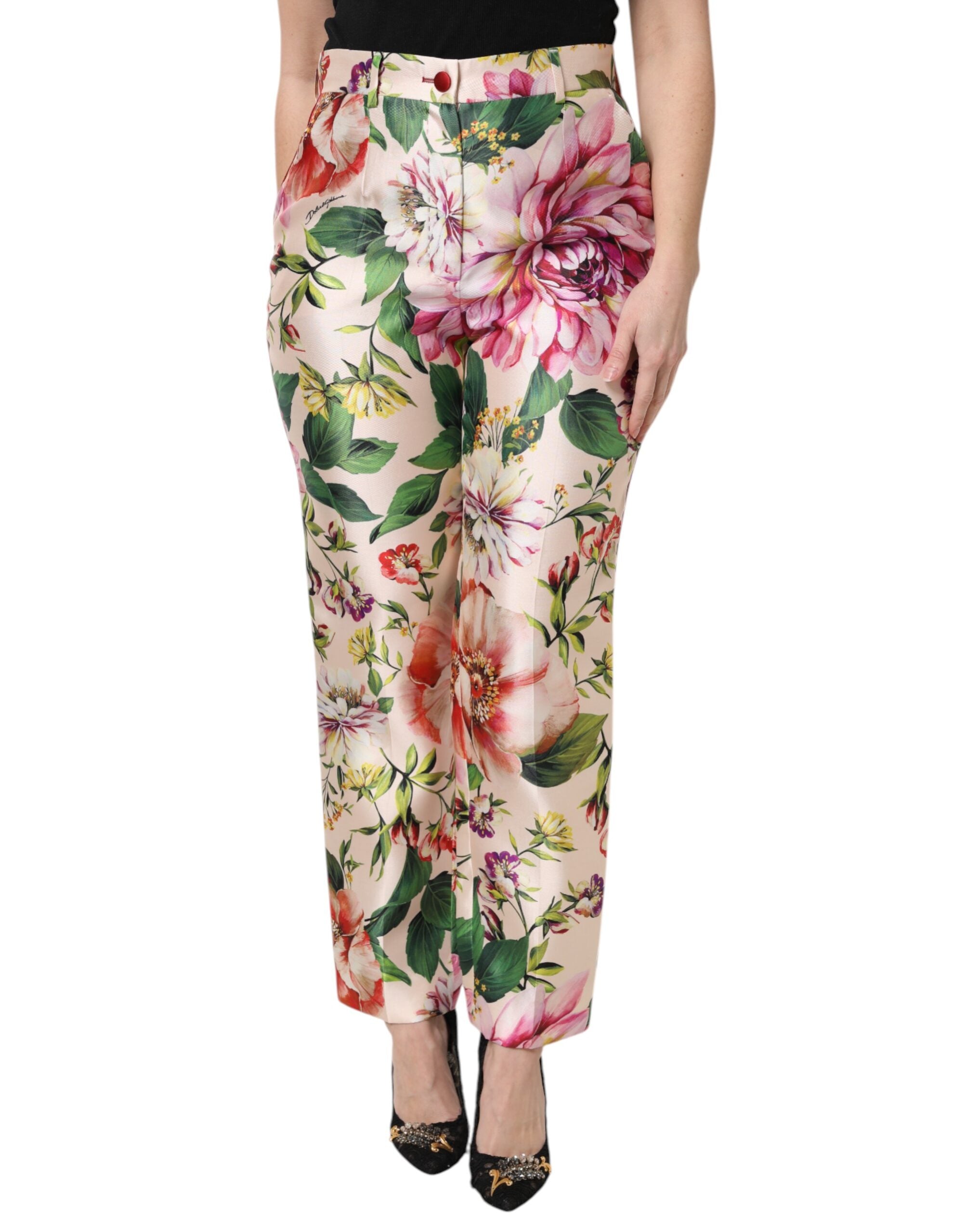 Pantalon Dolce & Gabbana fleuri multicolore
