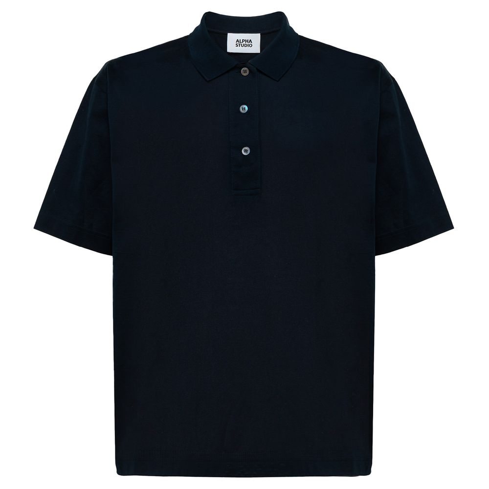 Polo Alpha Studio bleu