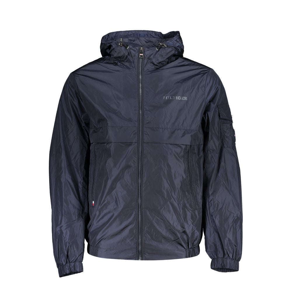 Veste Tommy Hilfiger à capuche bleue