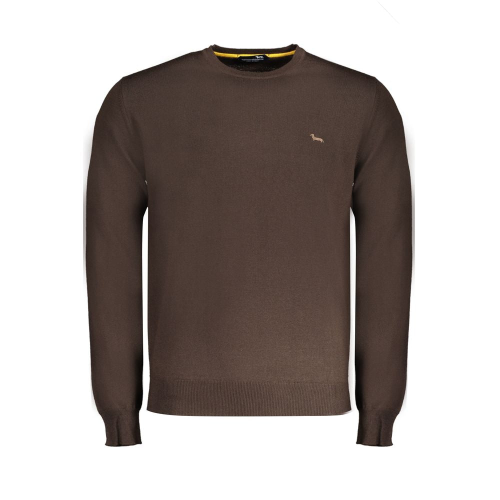 Pull marron avec logo