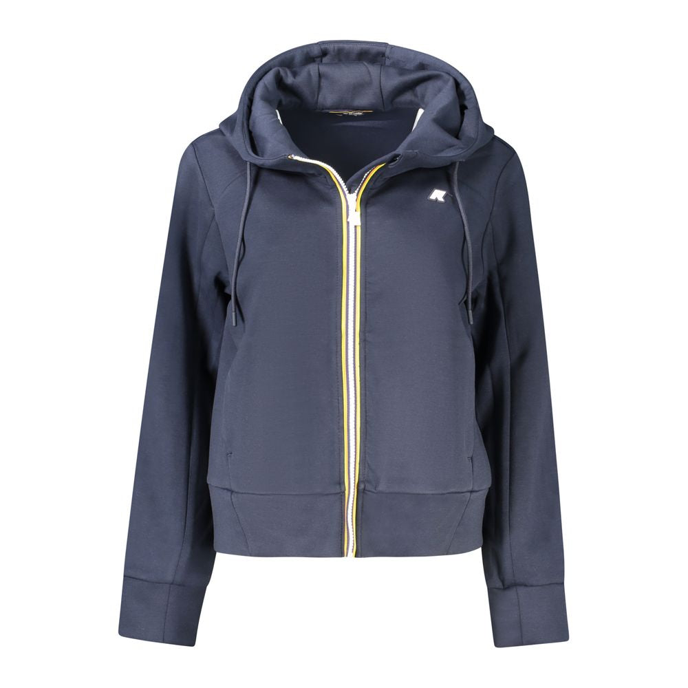 Sweat à capuche K-WAY bleu