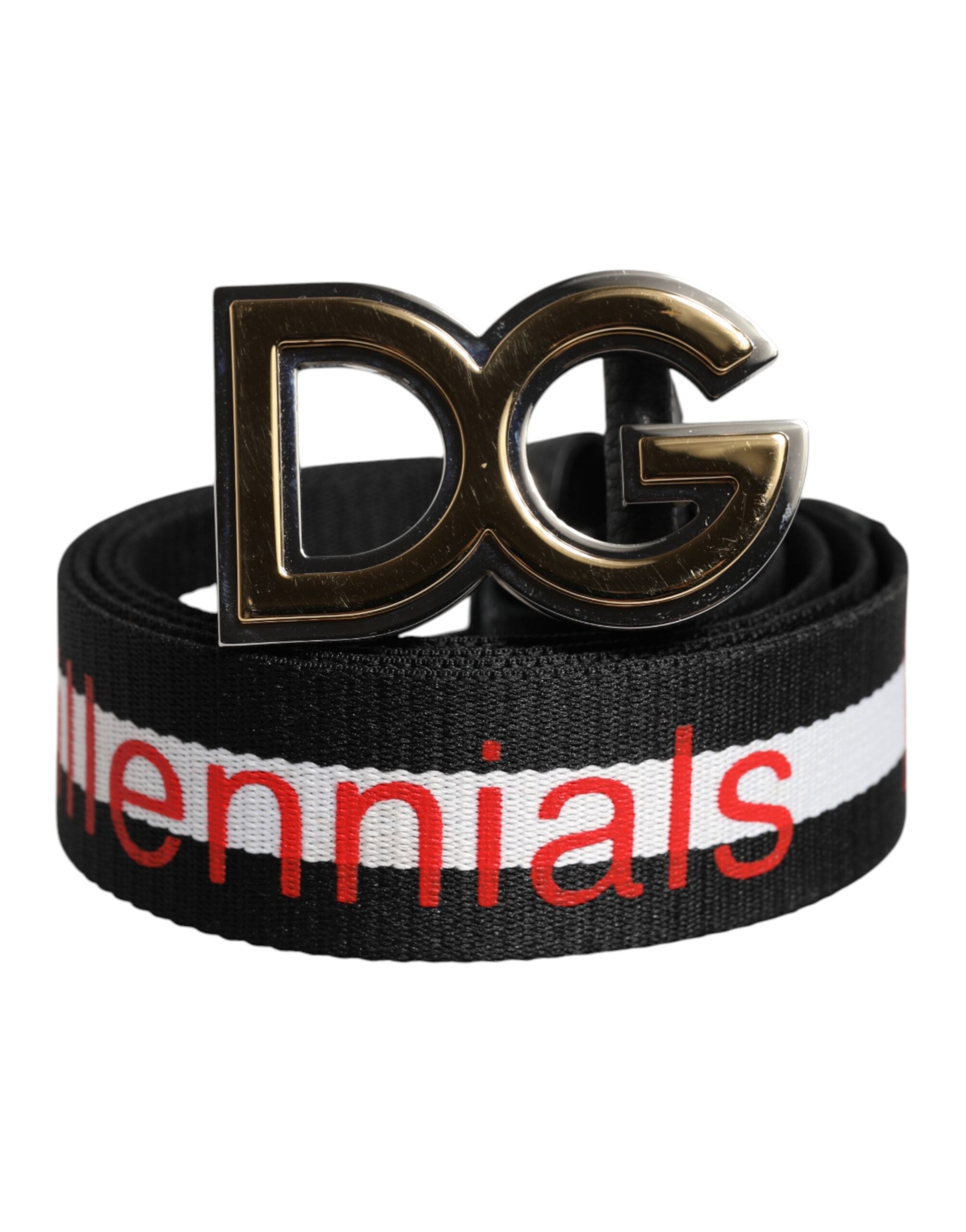 Ceinture Dolce & Gabbana DG noire