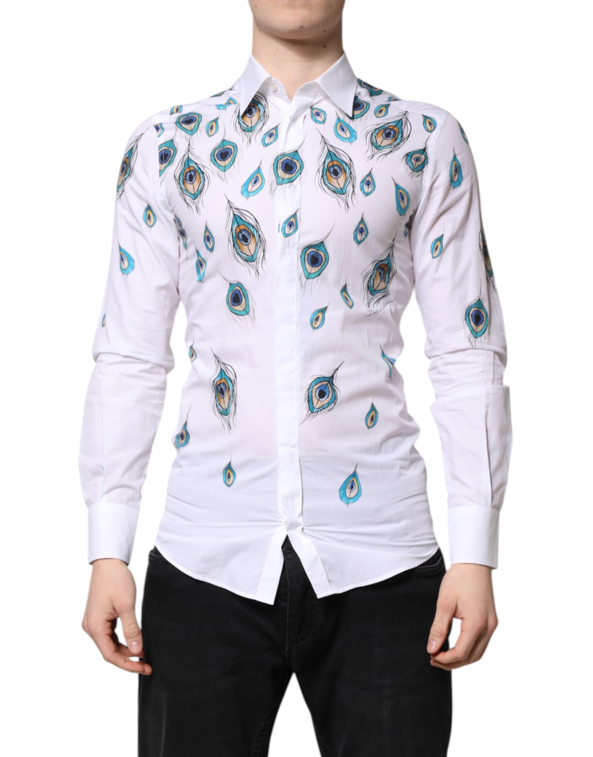 Chemise Dolce & Gabbana GOLD blanche