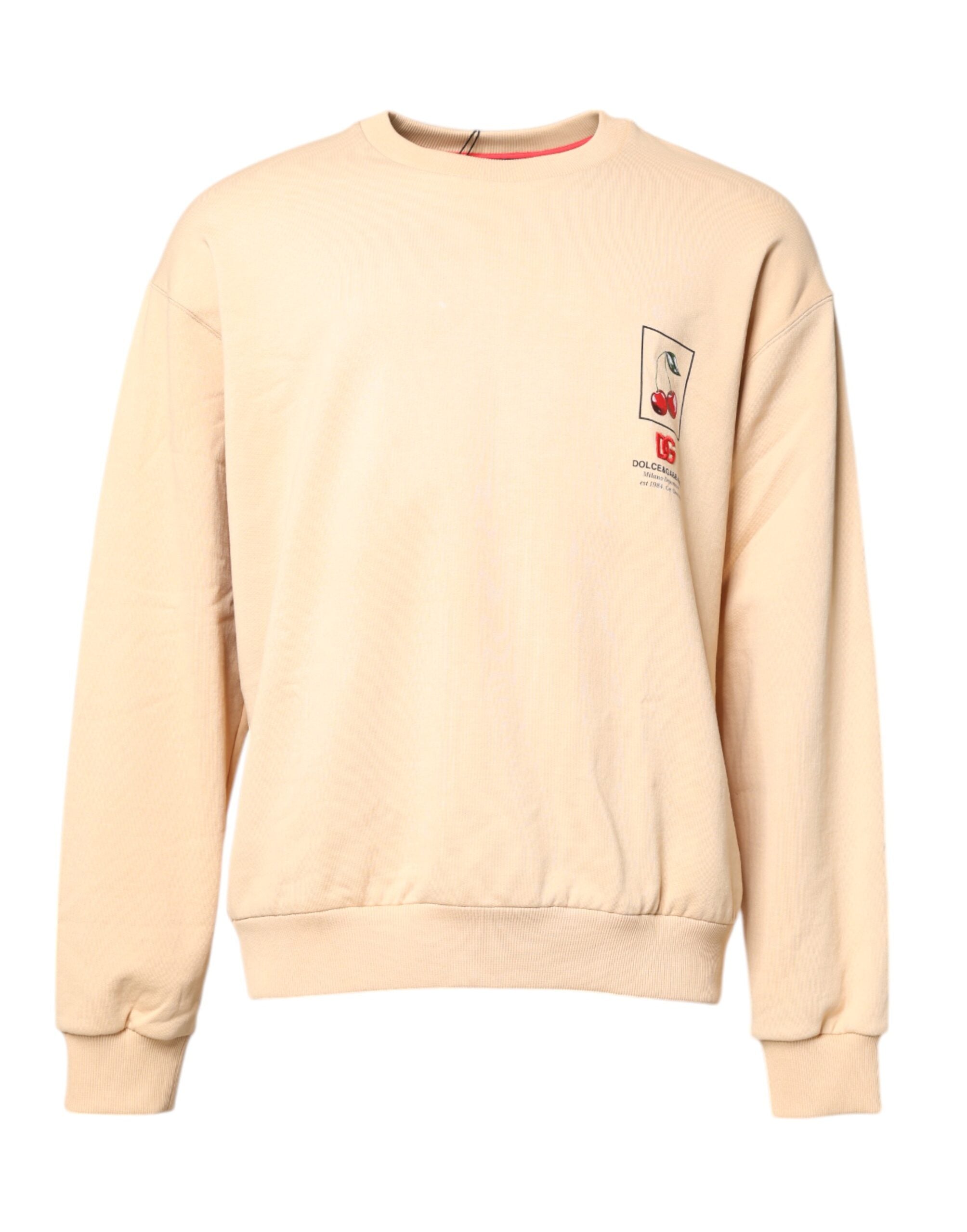 Pull Dolce & Gabbana beige imprimé