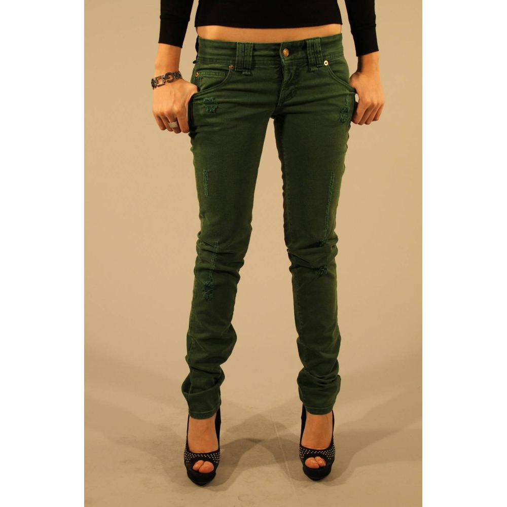 Jeans John Galliano 5 poches verts
