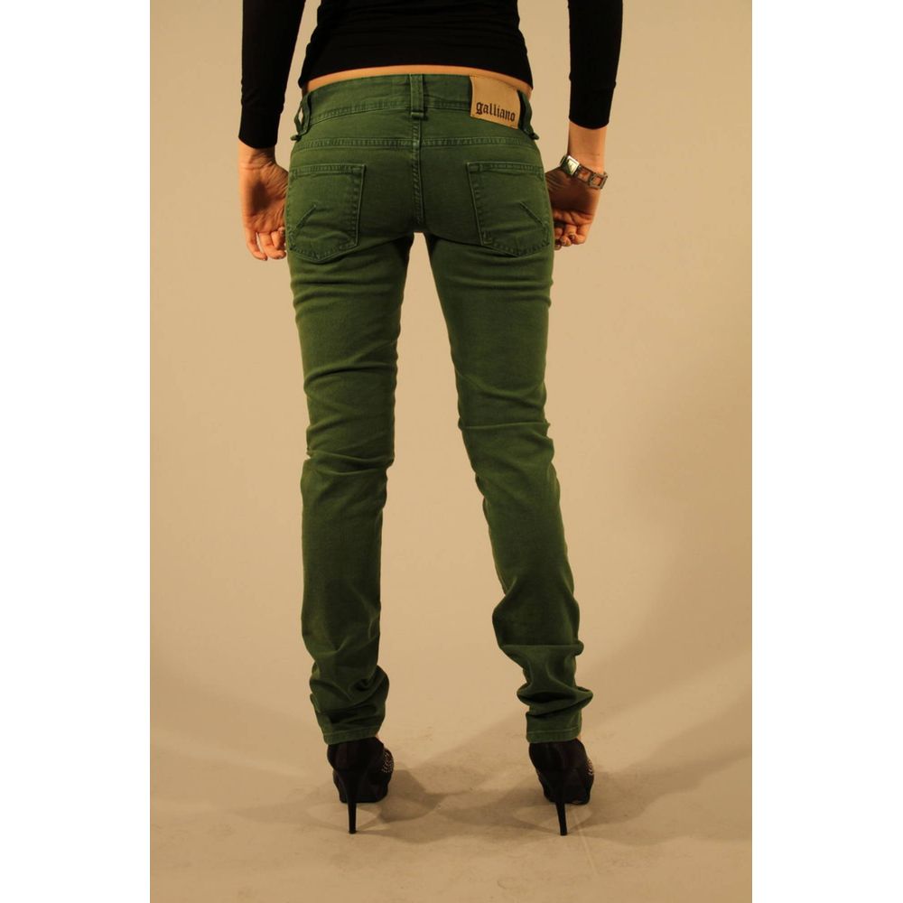 Jeans John Galliano 5 poches verts