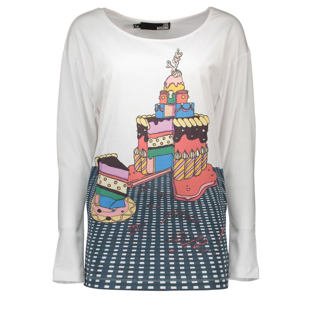 T-shirt Love Moschino blanc
