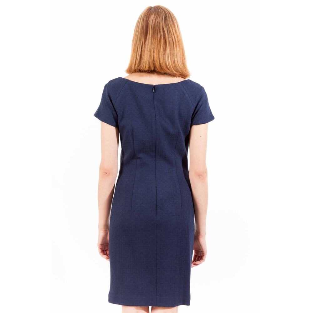 Robe bleue courte bleue