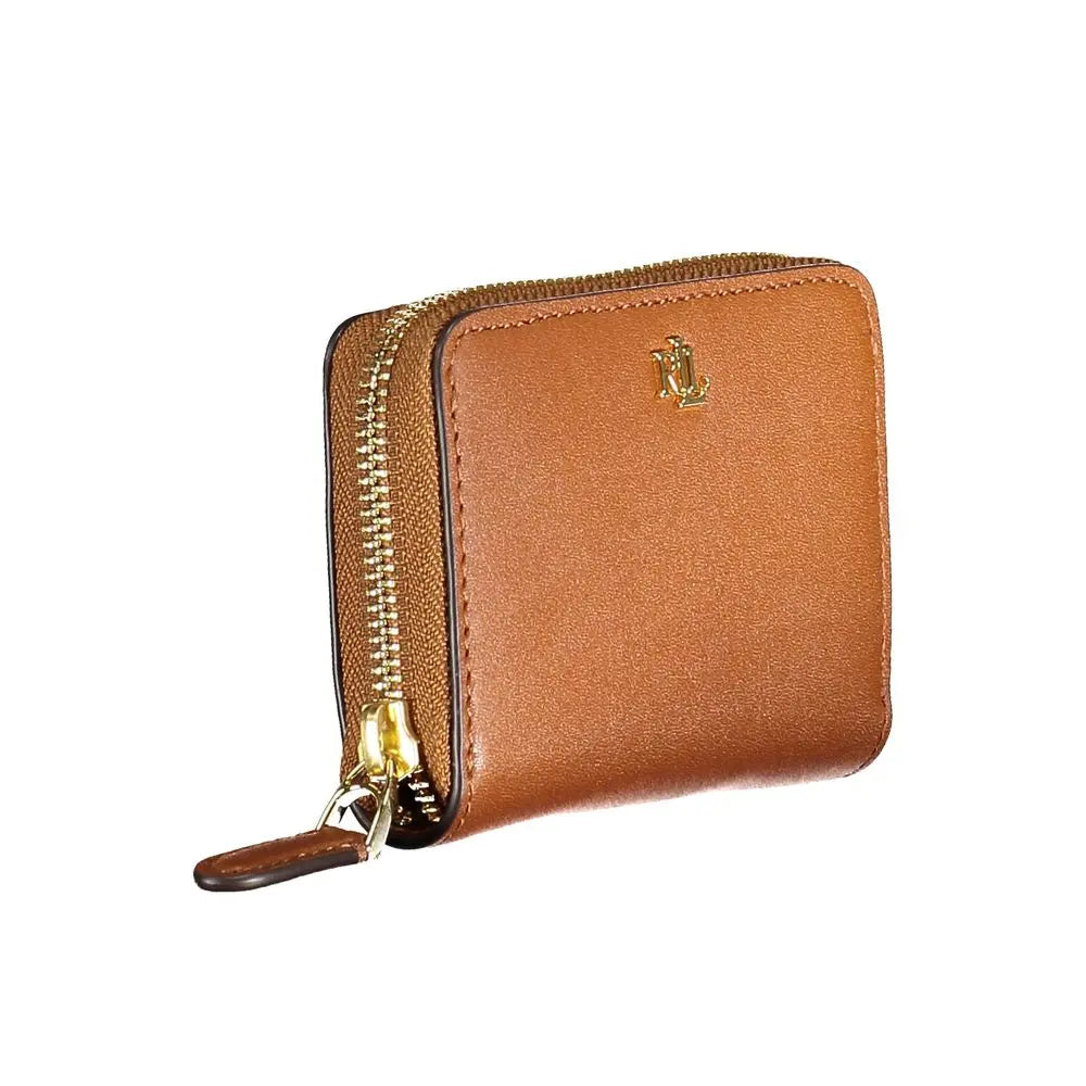 Portefeuille Marron en Cuir Ralph Lauren