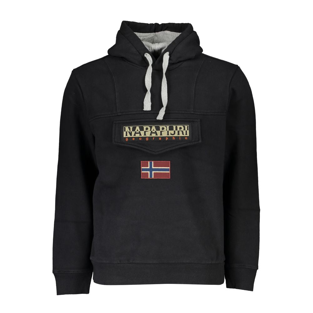 Sweatshirt Napapijri à demi-zip noir