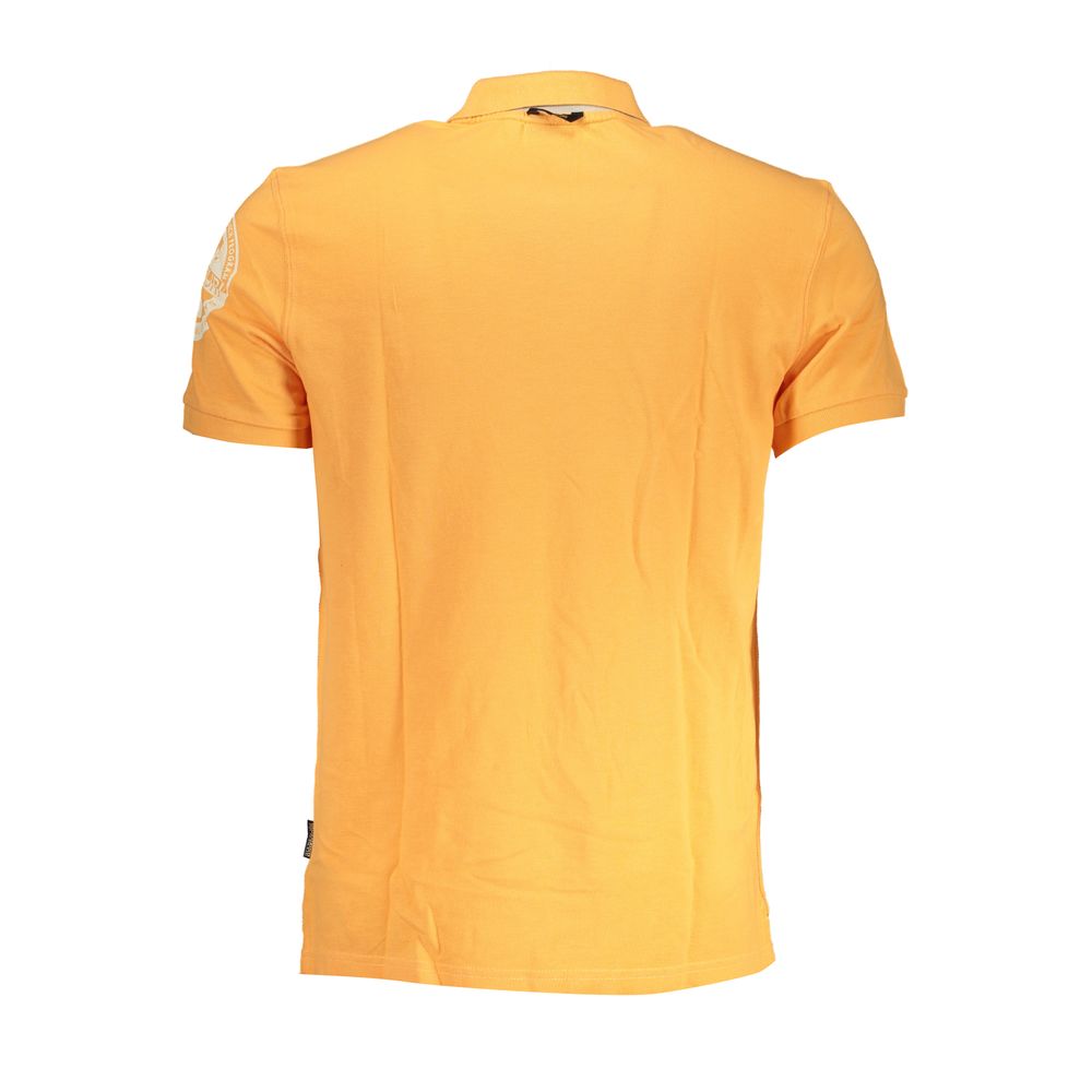 Polo Napapijri orange avec contrastes