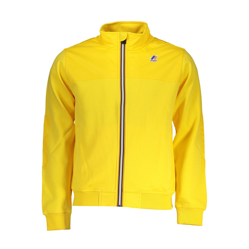 Sweatshirt K-WAY Zippé jaune