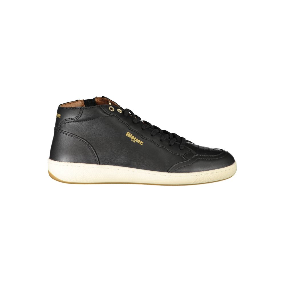 Baskets noires avec zip latéral