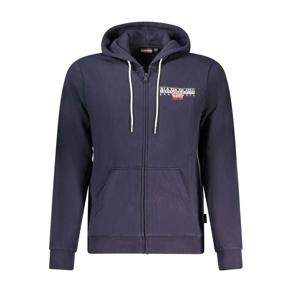 Sweat à capuche bleu