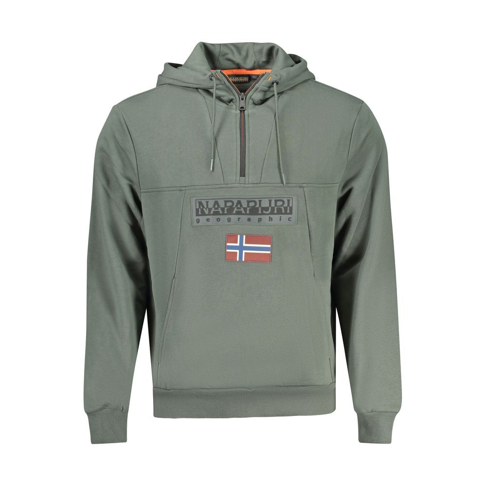 Sweat à capuche Napapijri vert