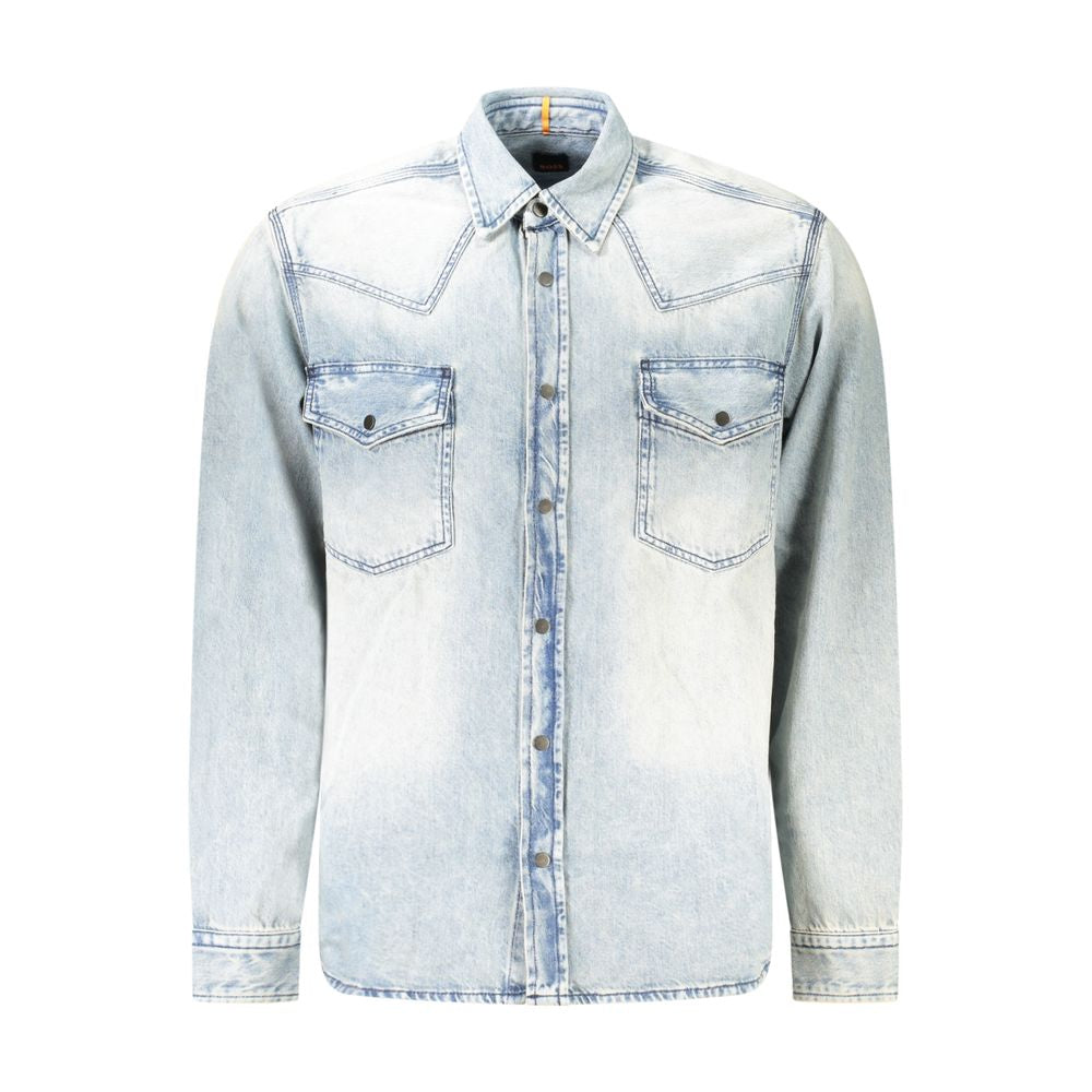 Chemise Hugo Boss bleue claire