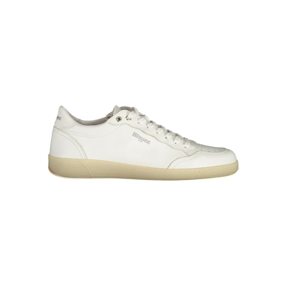 Baskets Blauer blanches