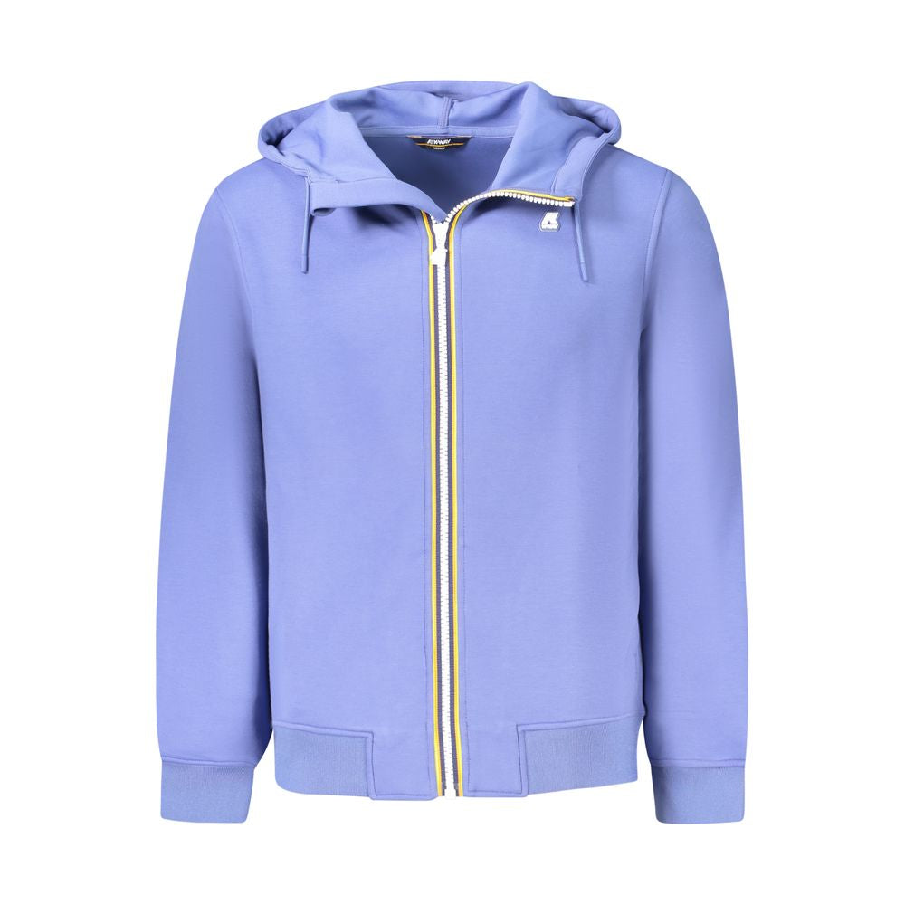Sweat à capuche K-WAY bleu
