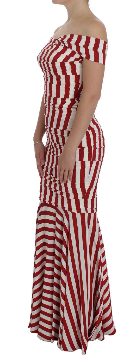 Robe Dolce & Gabbana Bodycon rouge et blanche Dolce & Gabbana