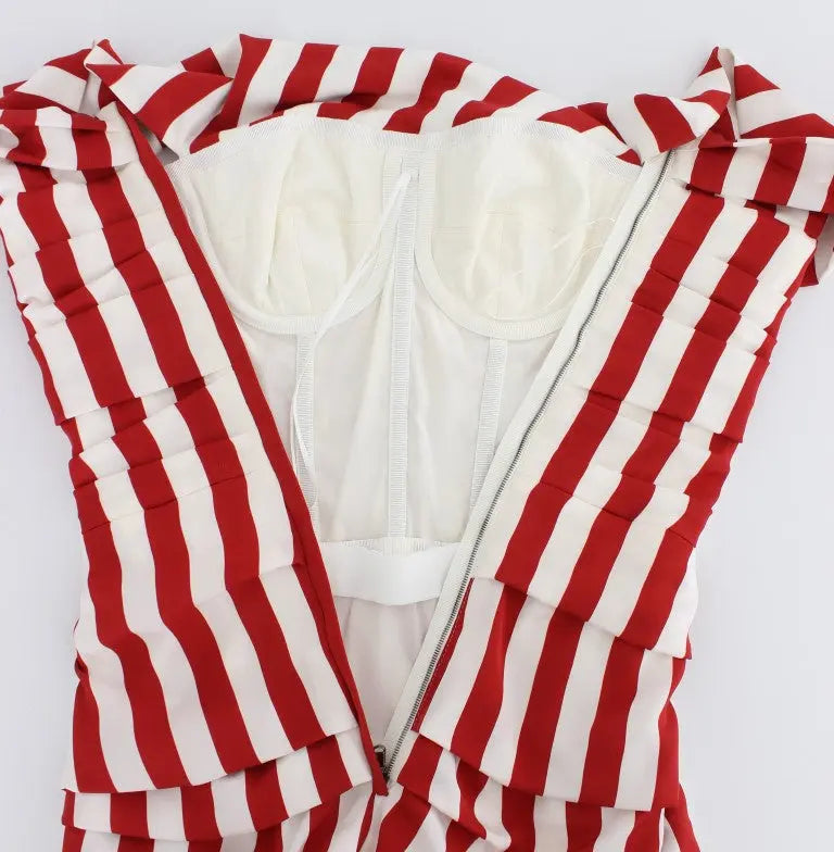 Robe Dolce & Gabbana Bodycon rouge et blanche Dolce & Gabbana