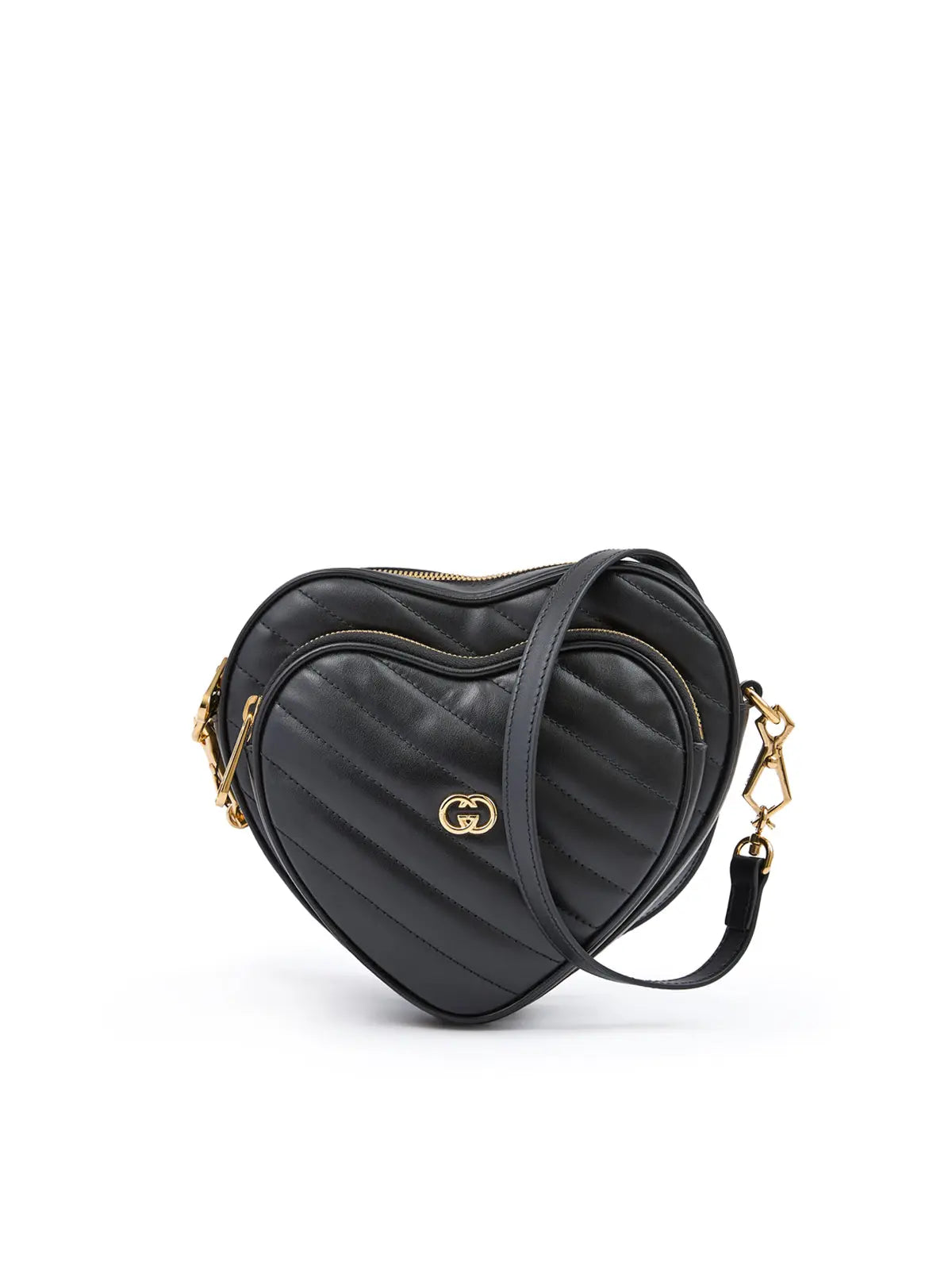 Sac crossbody Gucci Mini Heart noir Gucci