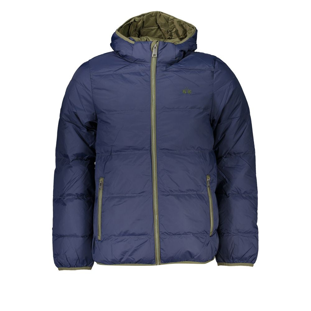 Veste La Martina à capuche bleue