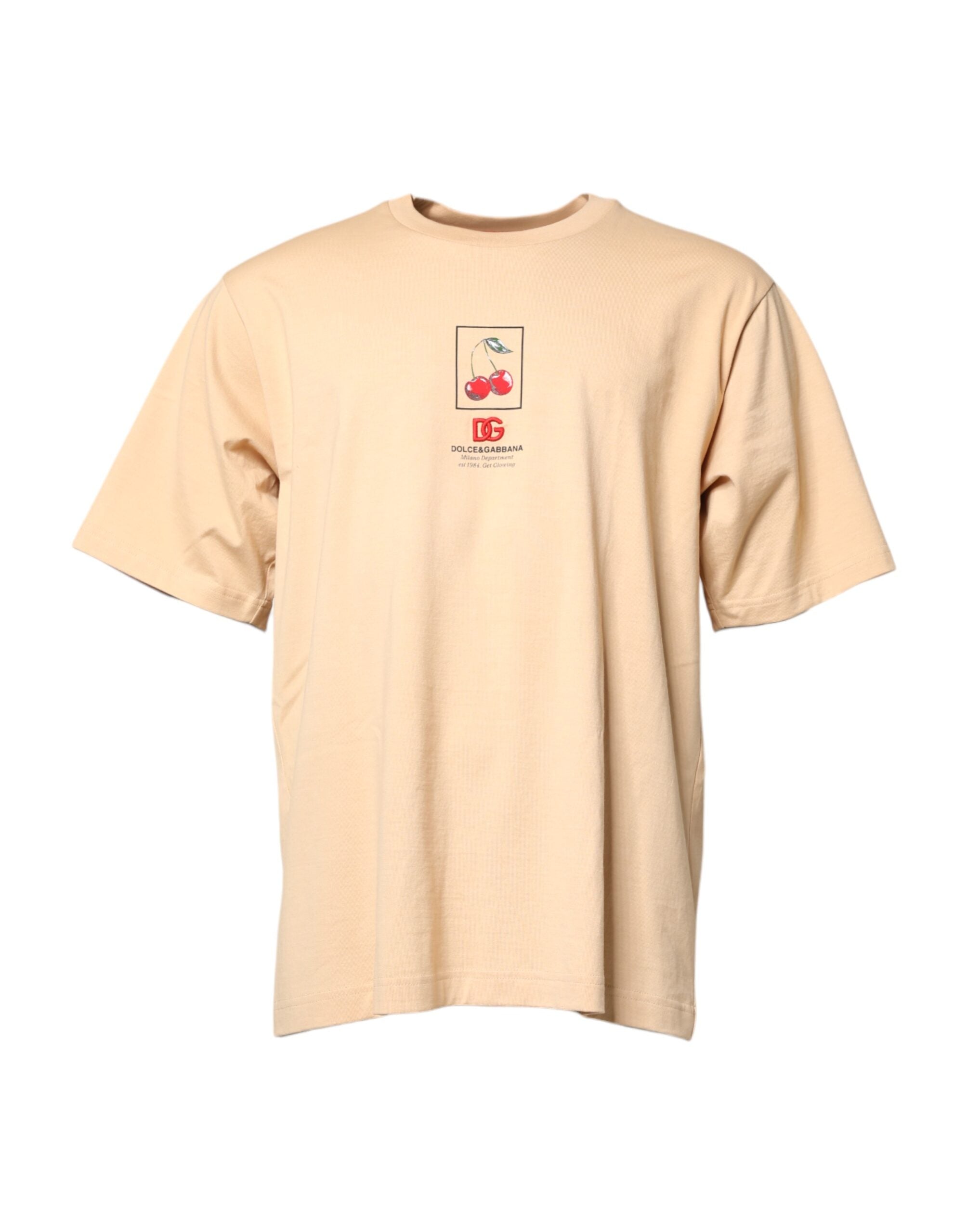 T-shirt Dolce & Gabbana à logo beige
