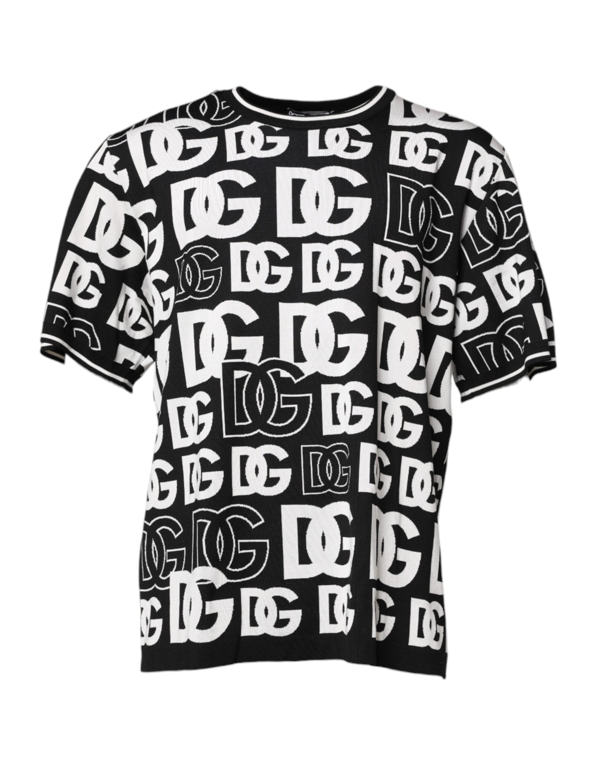T-shirt Dolce & Gabbana DG noir et blanc