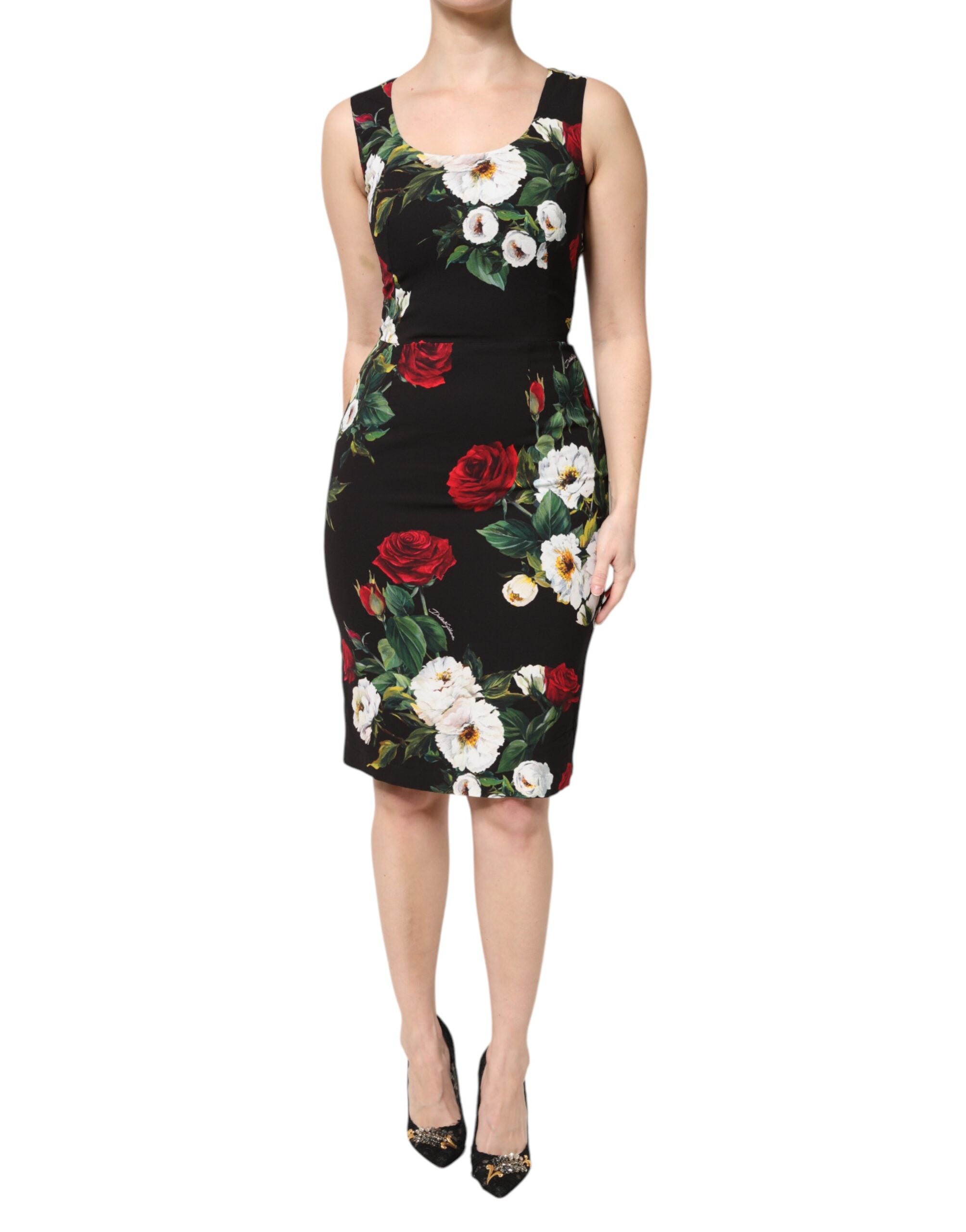 Robe Dolce & Gabbana sans manches noire