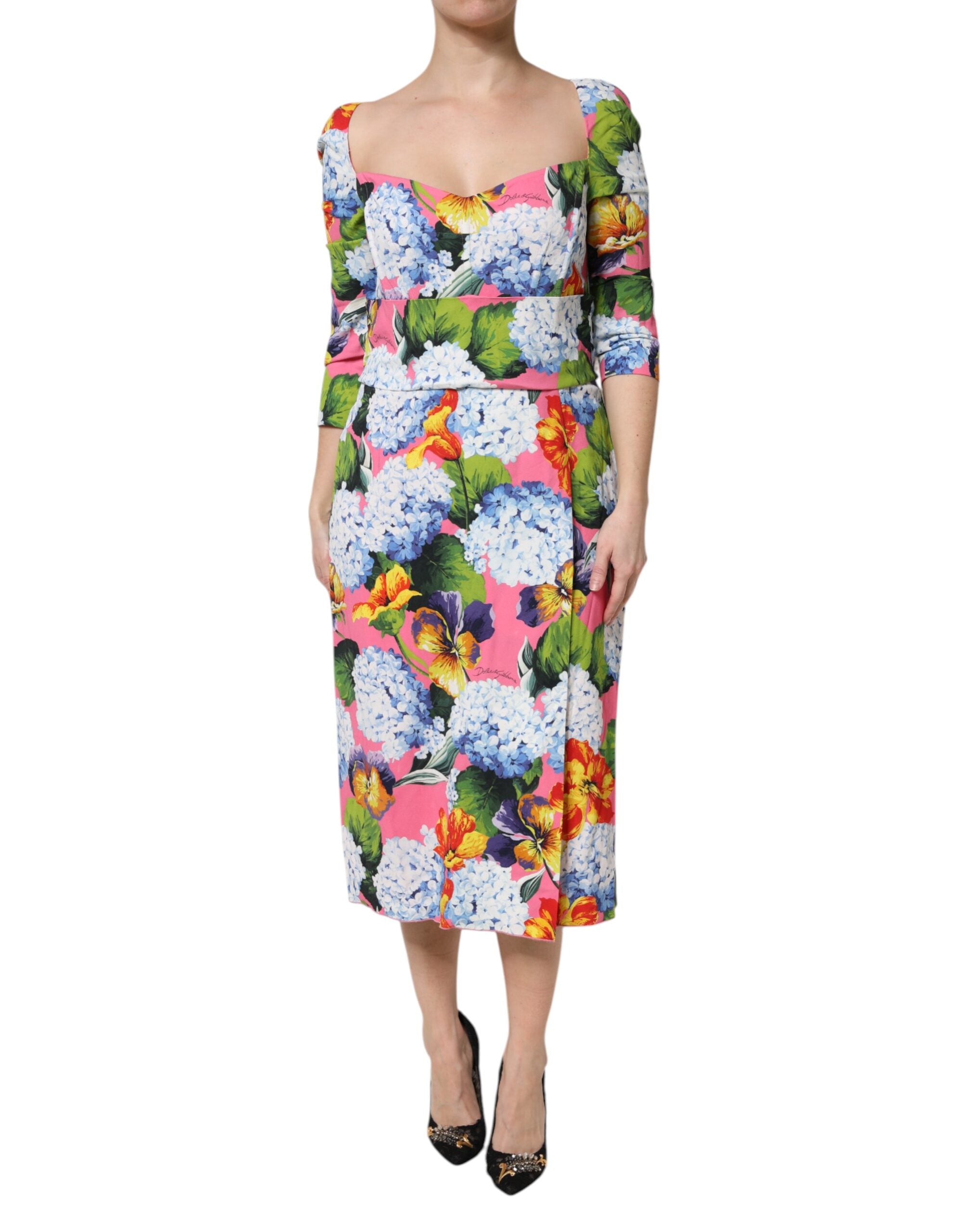 Robe Dolce & Gabbana Midi multicolore