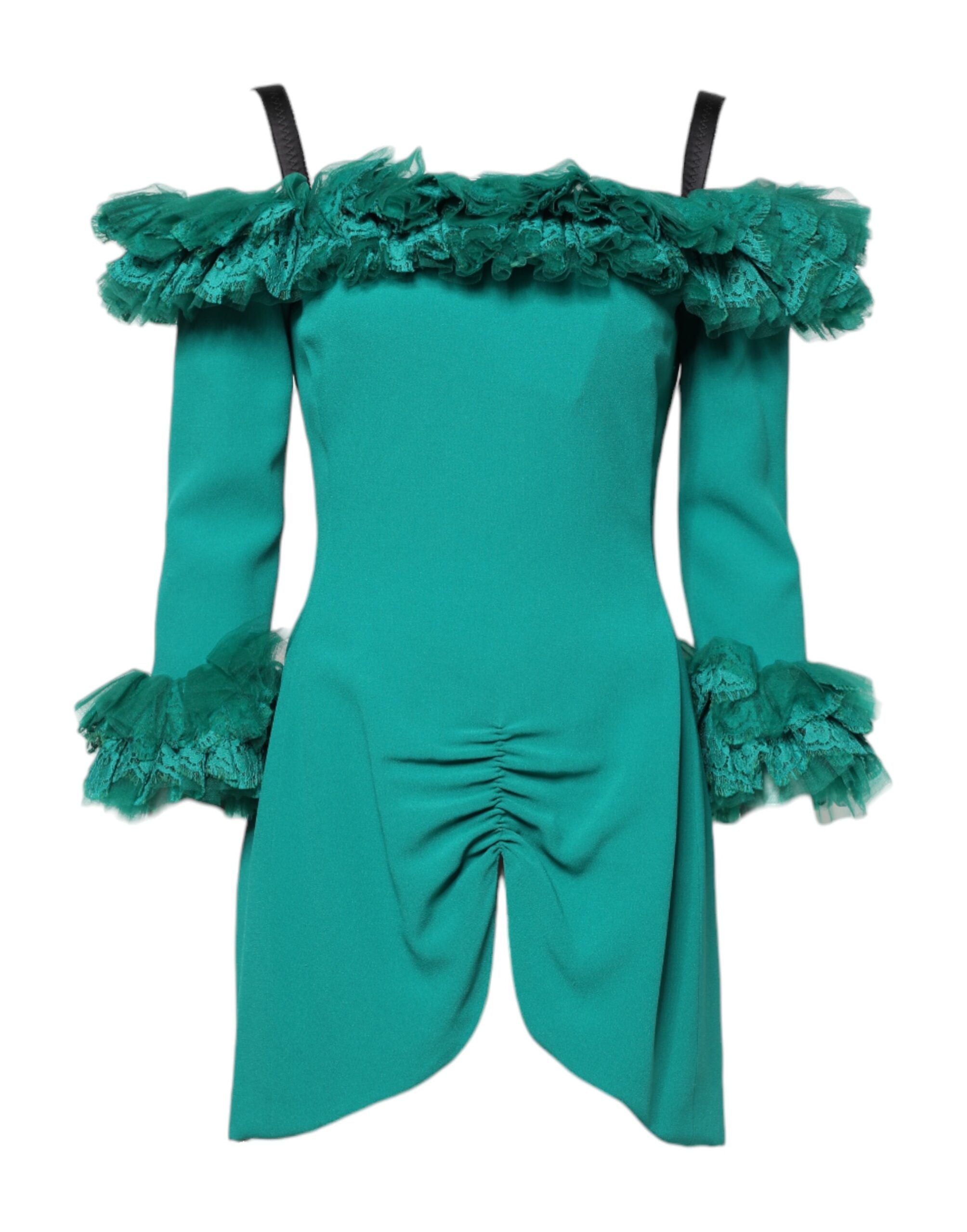 Robe Dolce & Gabbana mini verte