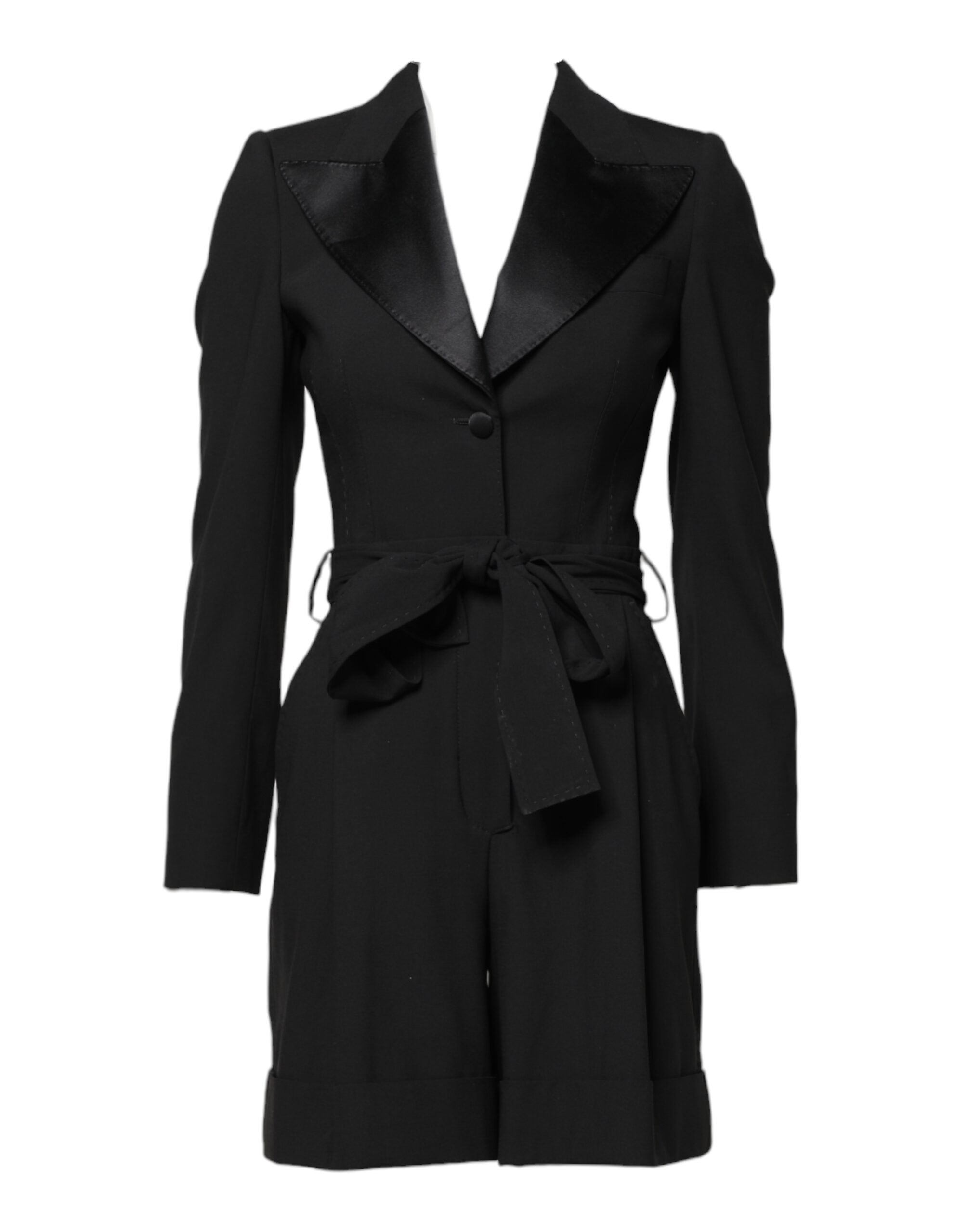 Robe manteau Dolce & Gabbana noire