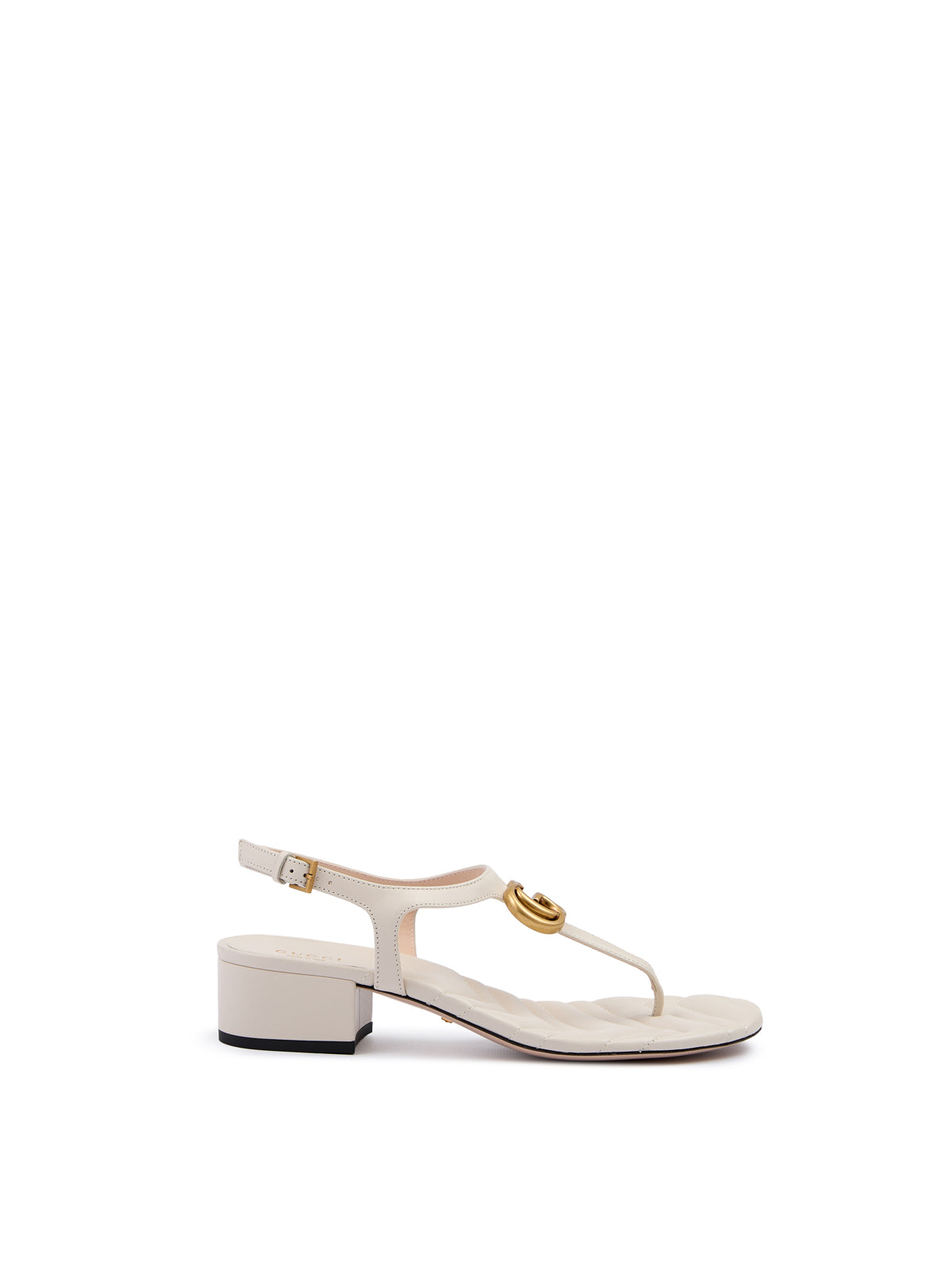 Sandales Gucci Charlotte crème