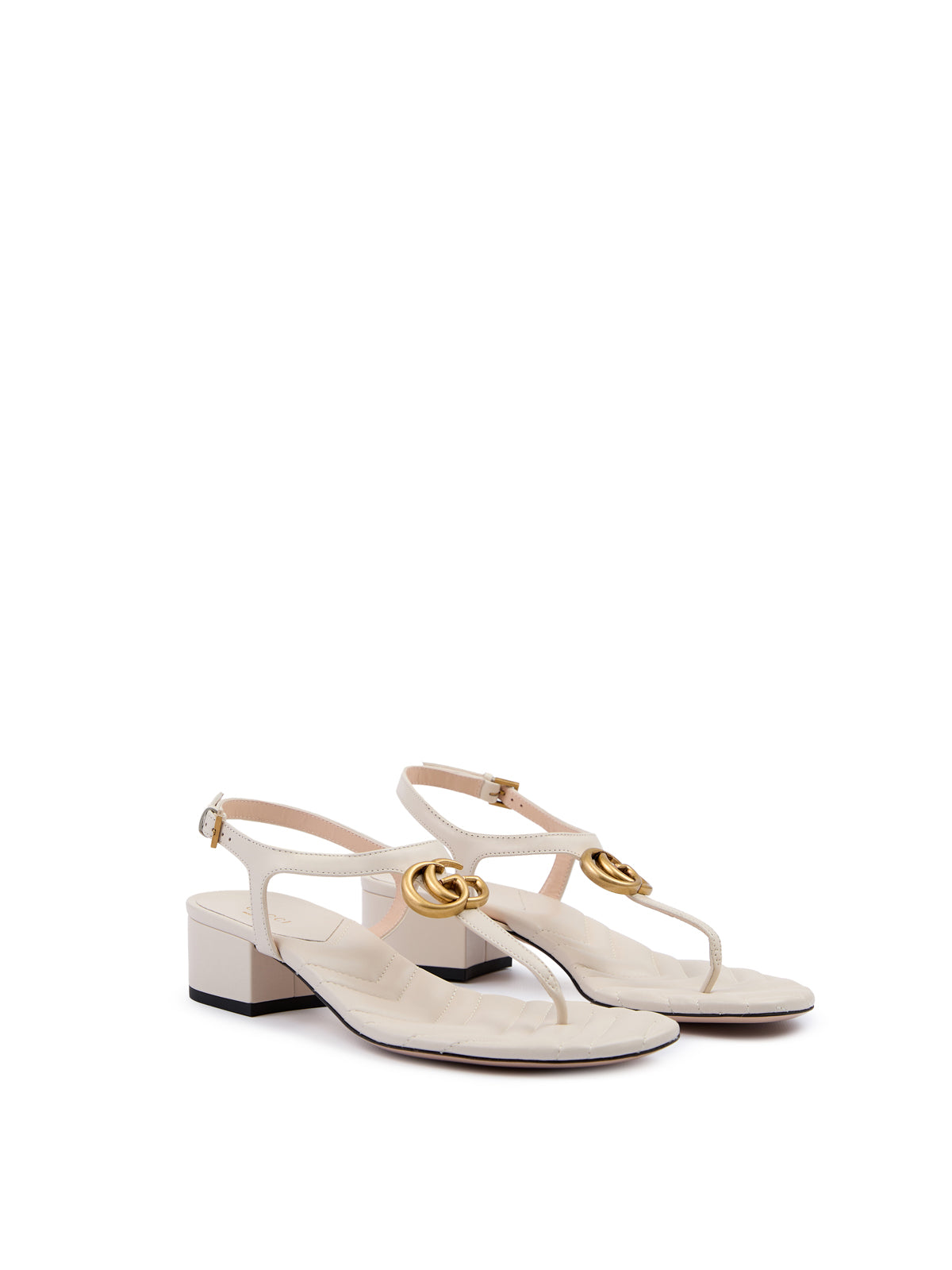 Sandales Gucci Charlotte crème