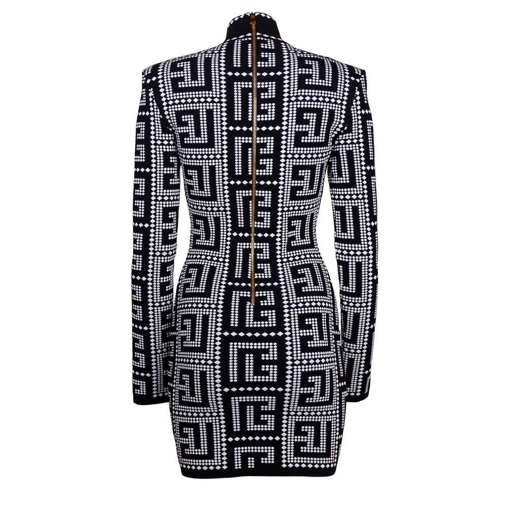 Robe Balmain noire et blanche