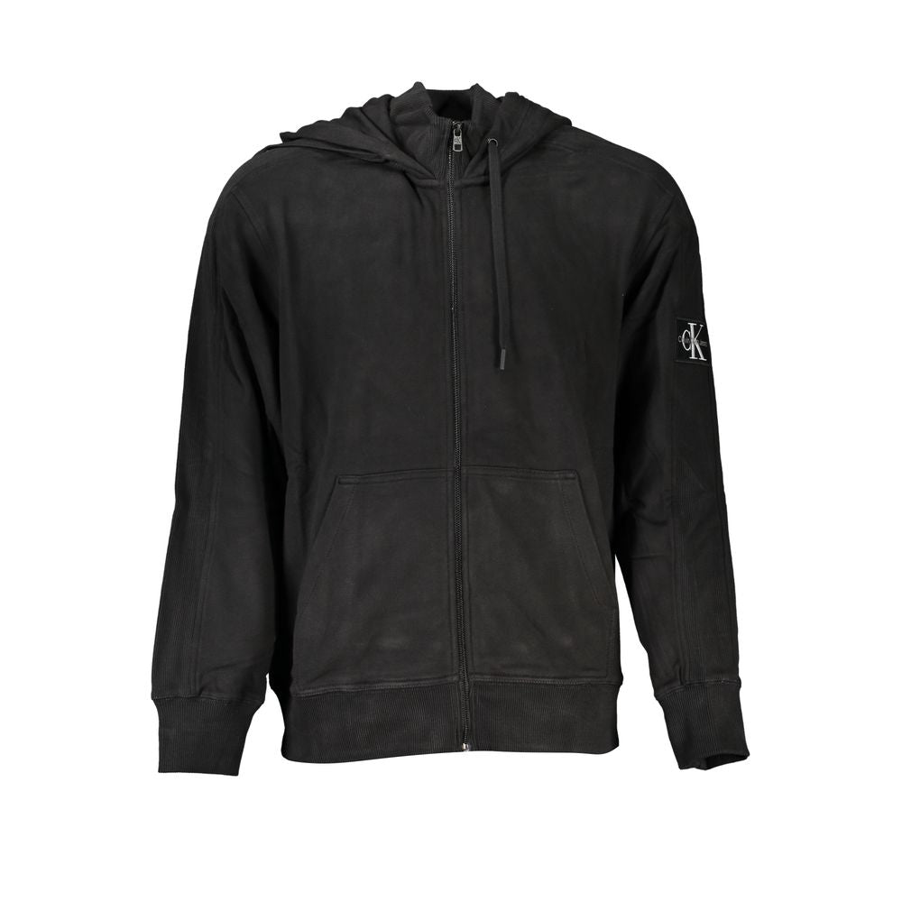 Sweat à capuche Calvin Klein noir