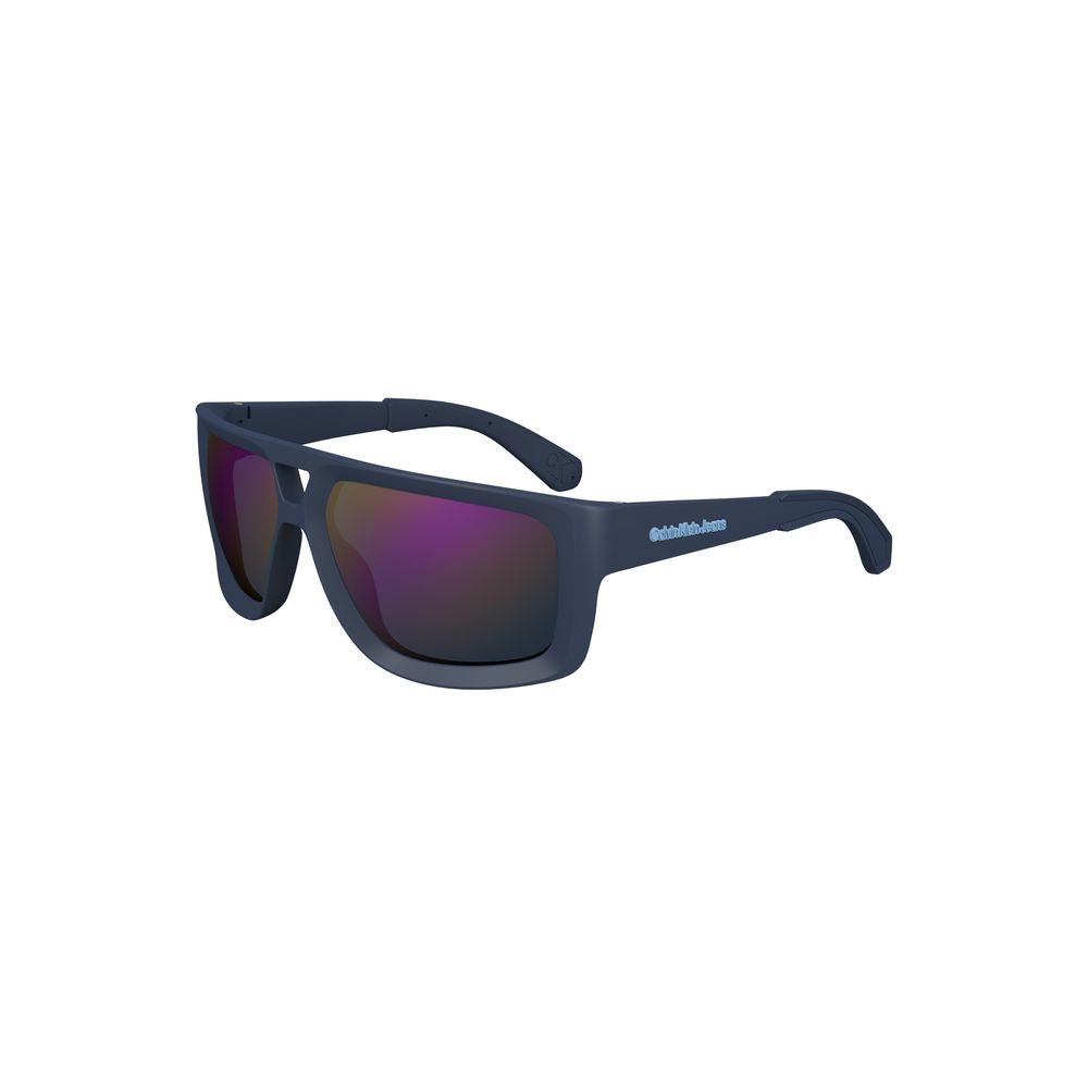 Lunettes de soleil Calvin Klein bleues