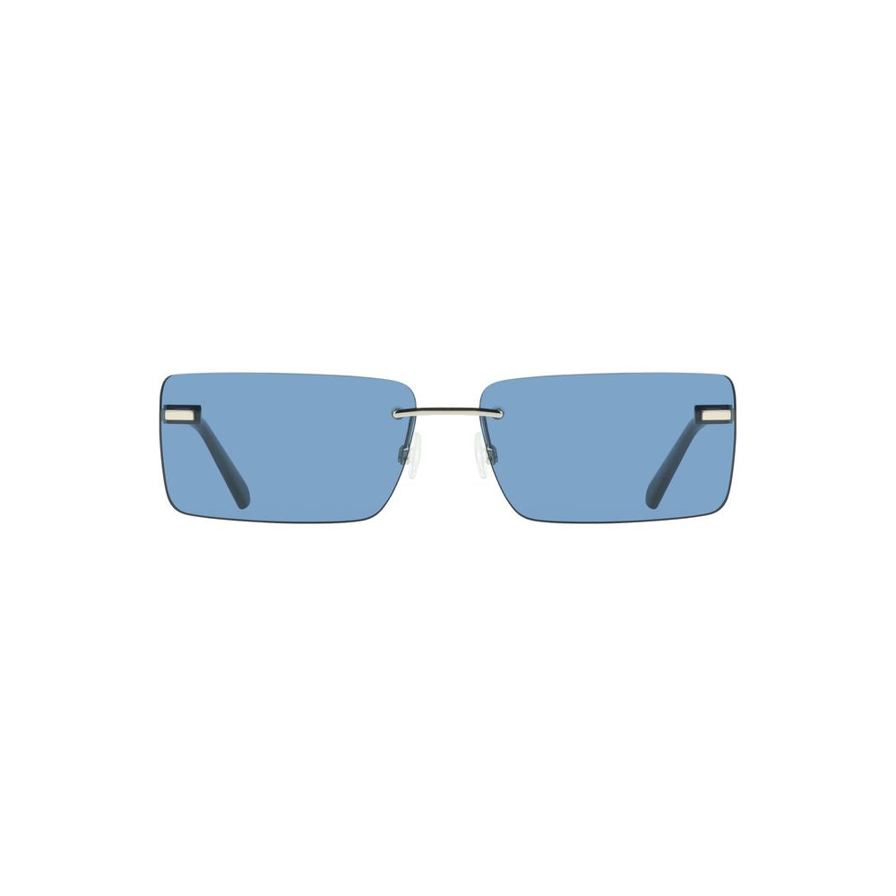 Lunettes de soleil Calvin Klein bleues