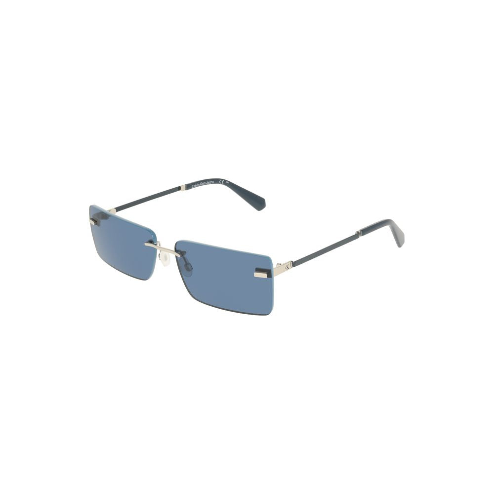 Lunettes de soleil Calvin Klein bleues