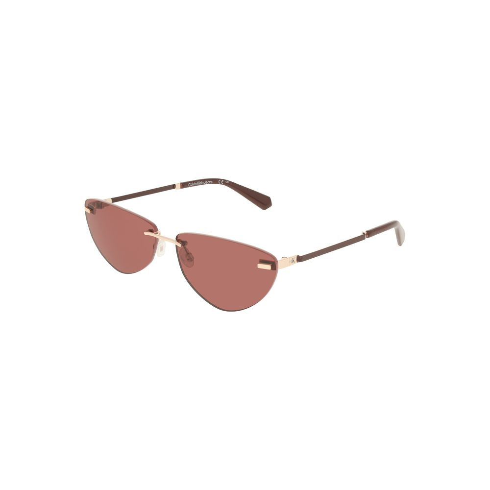 Lunettes de soleil Calvin Klein roses