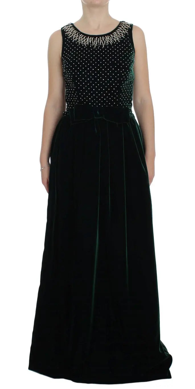 Robe Dolce & Gabbana maxi vert Dolce & Gabbana