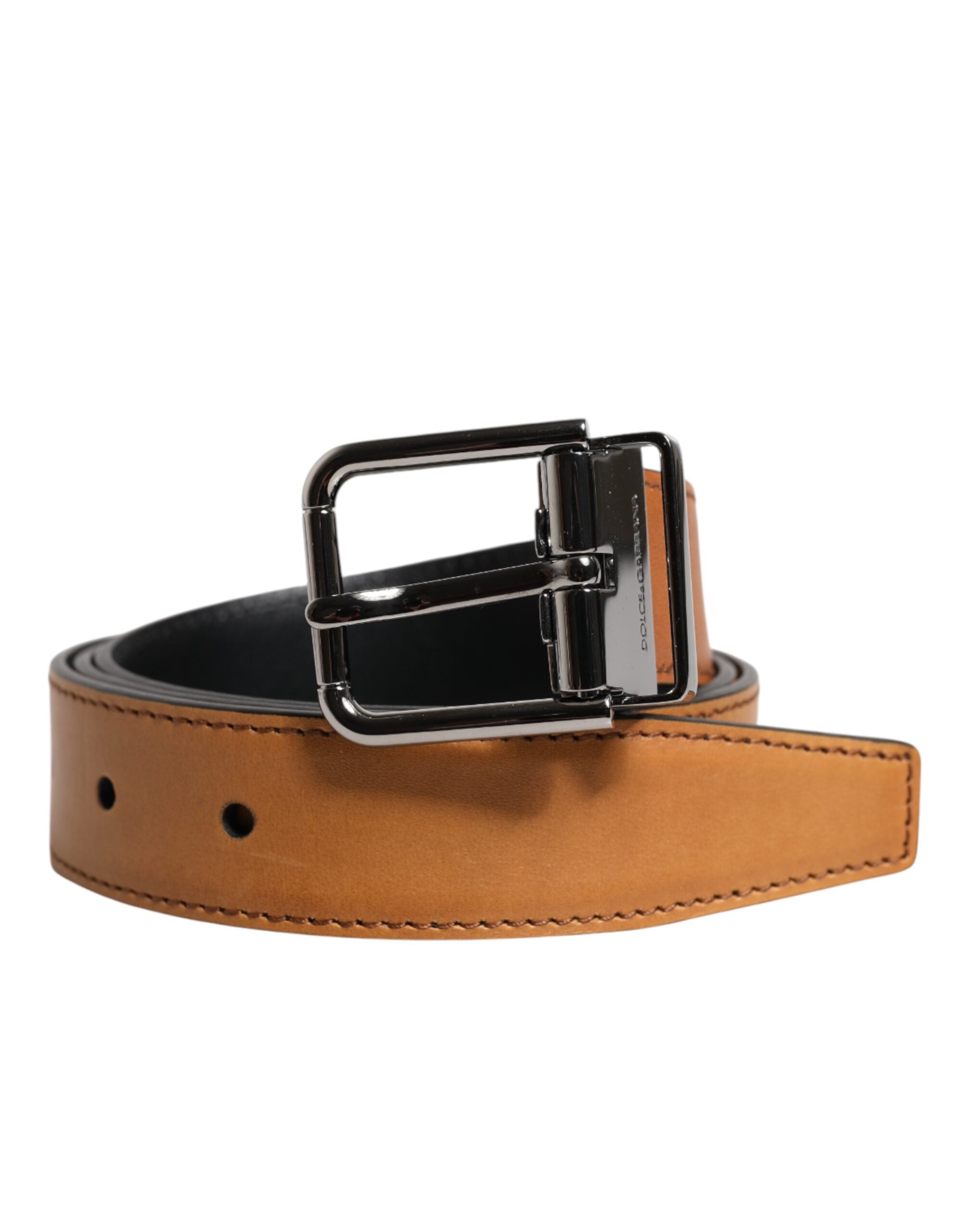 Ceinture Dolce & Gabbana en cuir marron