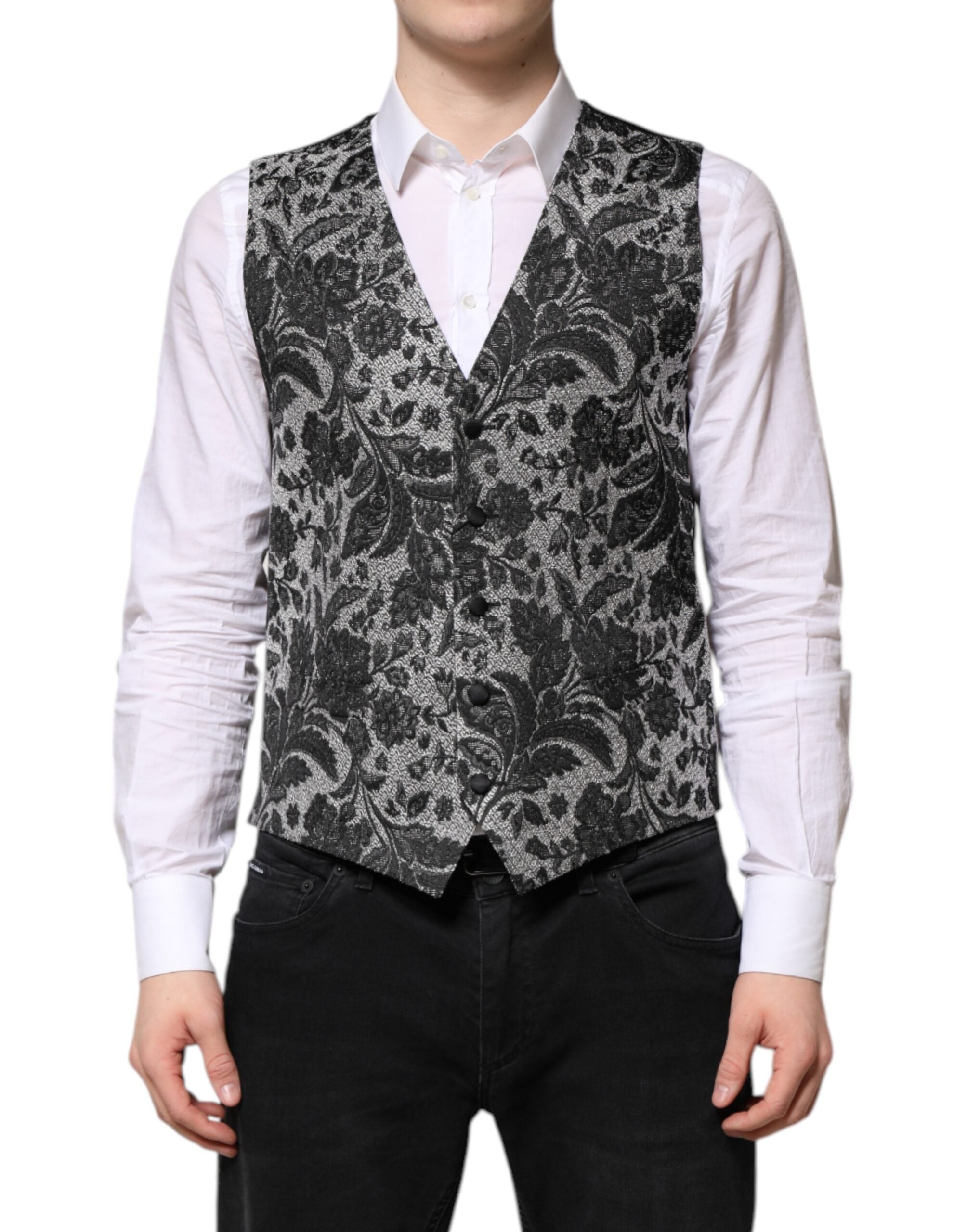 Gilet Dolce & Gabbana noir gris