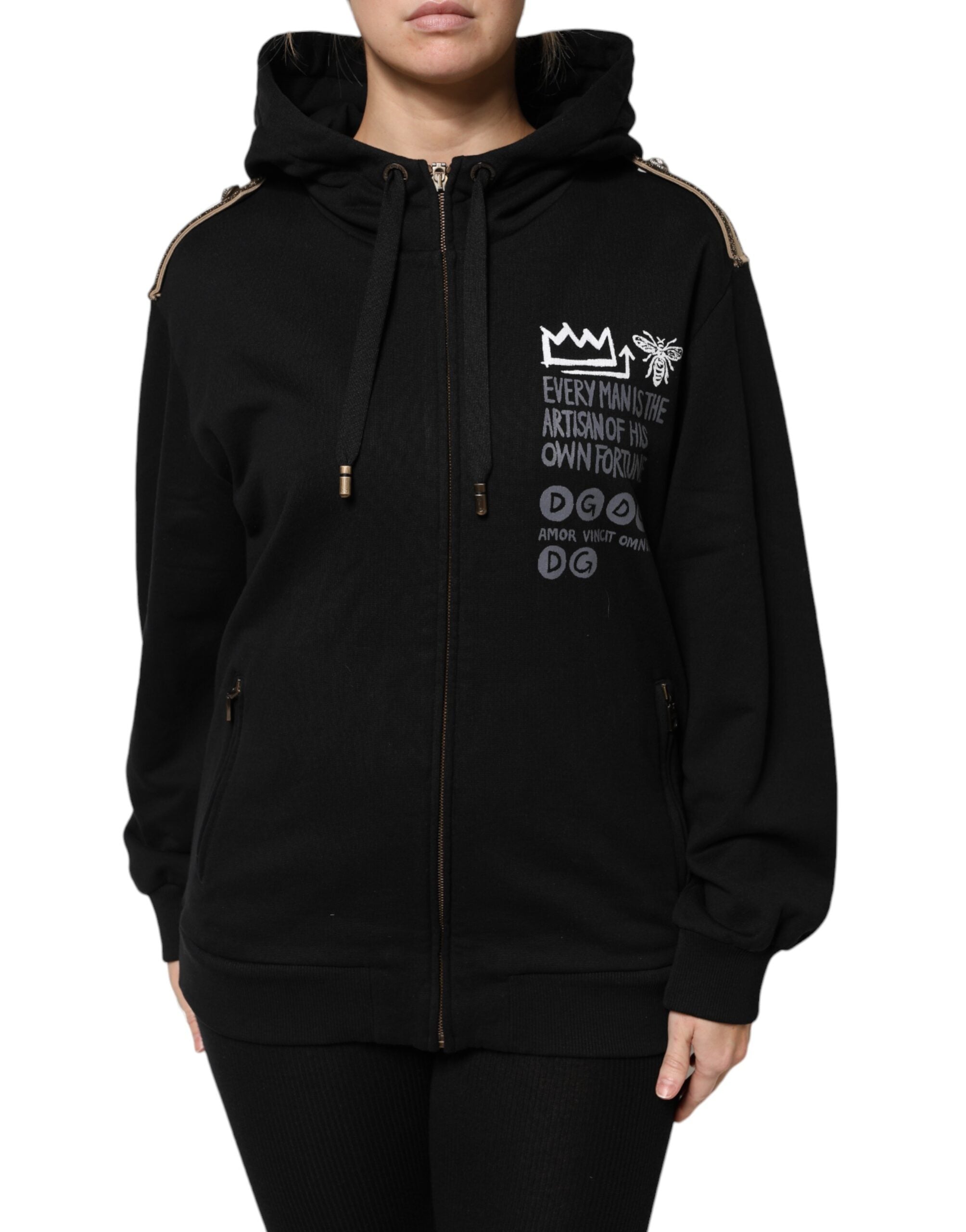 Sweat à capuche Dolce & Gabbana noir