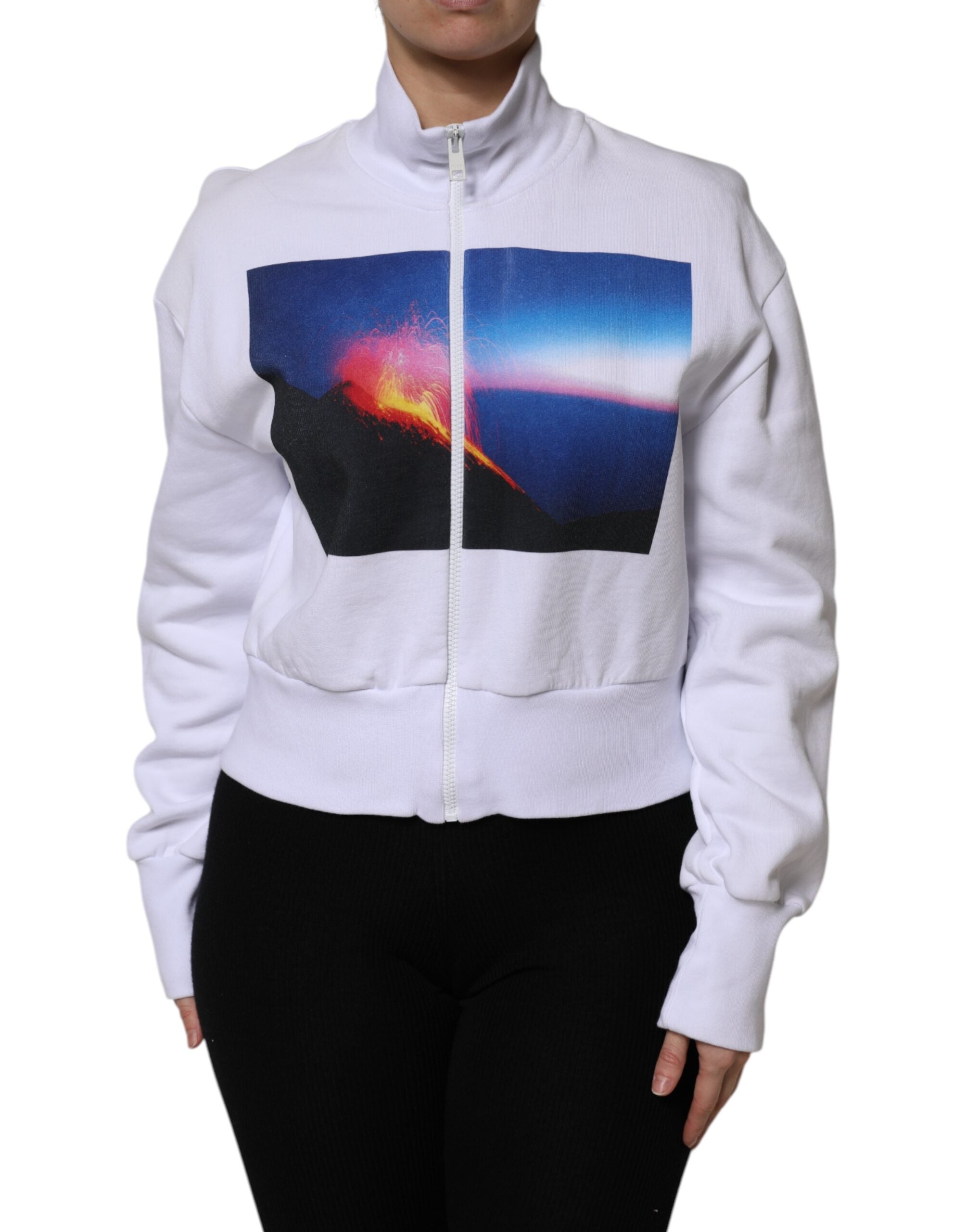 Veste MSGM à zip blanche